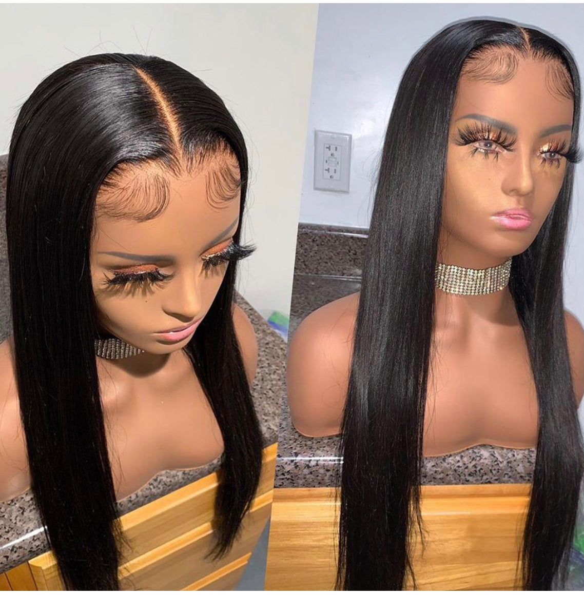Straight Frontal Wigs
