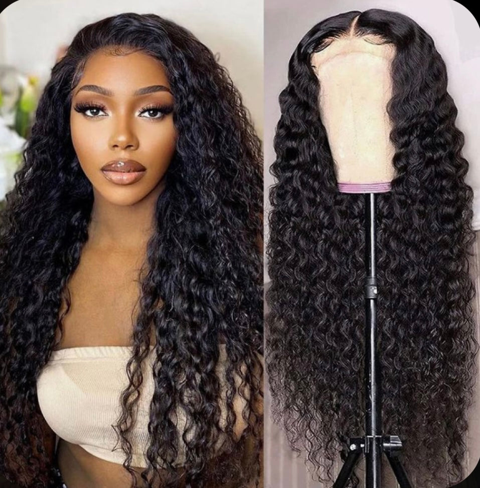 Jerry Curl  Frontal Wigs